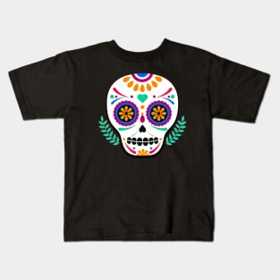 Mexican Sugar Skull Kids T-Shirt